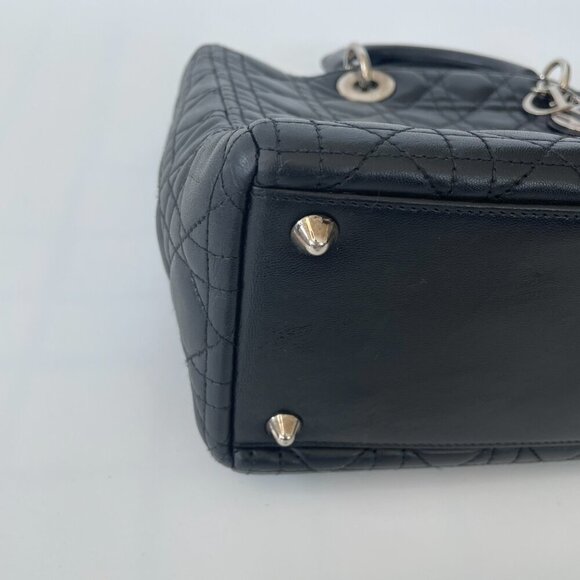 Dior | Lady Dior Cannage Large | Black | Preloved - Picture 9 of 15